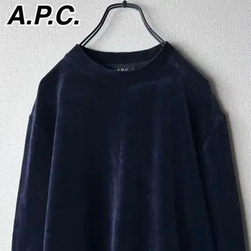 새상품급 아페쎄 벨벳 티셔츠