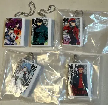 신세기 에반게리온 비디오 테이프 미니어처 컬렉션 가챠 5개 세트