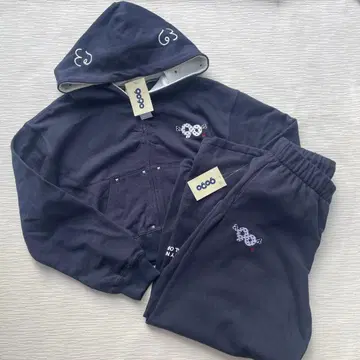 9090 Logo Dot Zip Hoodie Sweat PANTS