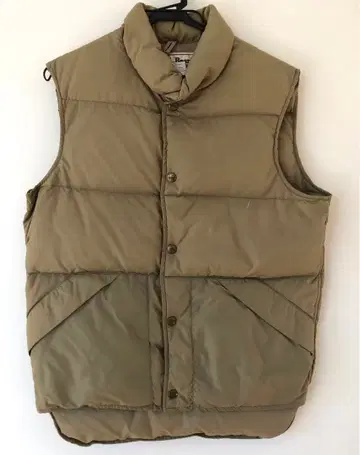 80-90s L.L.Bean 다운 베스트 베이지 구제 의류