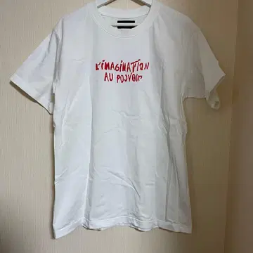 Age Factory 화이트 빨간색 T셔츠 L사이즈