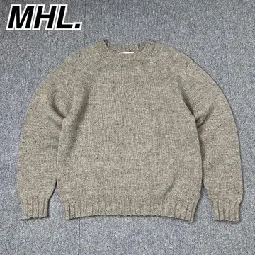 MHL. 마가렛호웰 모 린넨 혼방 니트 스웨터 MHL.