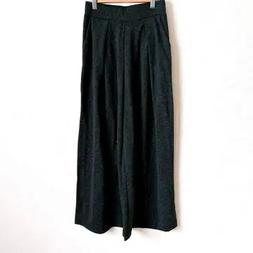 유니클로 저지 턱 와이드 팬츠 그레이 S 허리밴딩 하의