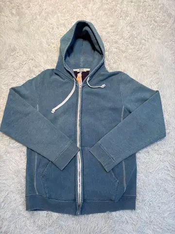 새상품급 RHC 후드 부착 속기모 블루 후드티 M