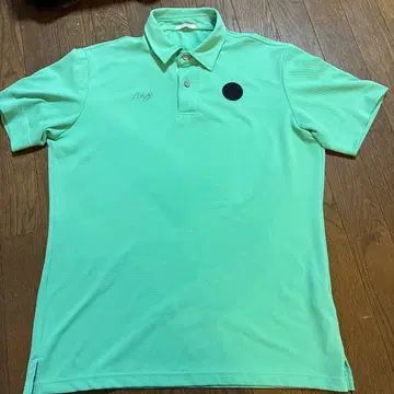 새상품급 MOCO 민트 그린 피케 셔츠