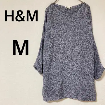 에이치앤엠 H&M 베이직 7부 소매 니트 [ M ] 스웨터 루즈핏