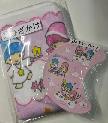 키키라라 당첨 복권 무릎 담요 멜라민 플레이트 세트 리틀트윈스타