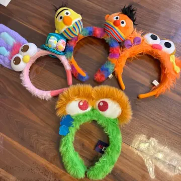 오른쪽 상단! USJ 세서미 스트릿 머리띠 4개 세트