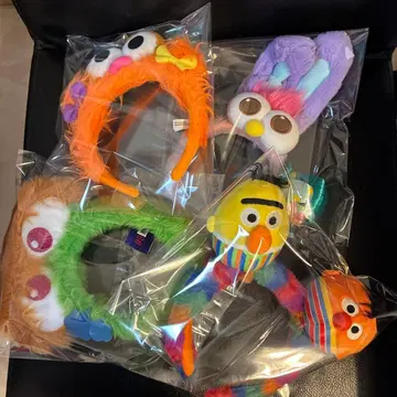 오른쪽 상단! USJ 세서미 스트릿 머리띠 4개 세트