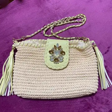 RADY 뜨개질 숄더백 비쥬 포함