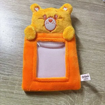 다이소 케어베어 오렌지 트레이딩 카드 케이스 트레이딩 카드 홀더