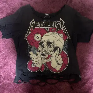 METALLICA 스컬 디자인 T셔츠