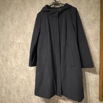 TABASA 후드 부착 충전솜 롱 코트