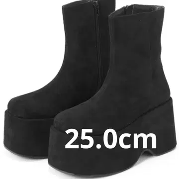 GRL 스웨이드 통굽 부츠 zr1140