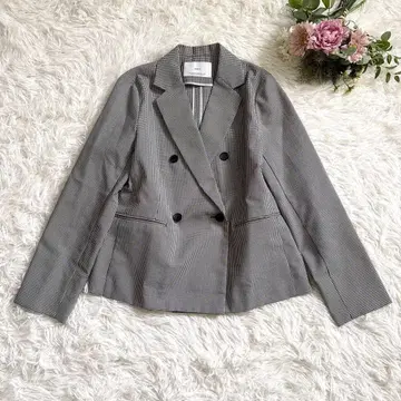 [ 2024년 모델 미사용급 ] 이네드 더블 브레스트 숏 자켓 L 사이즈