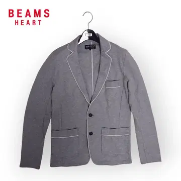 새상품급 [ BEAMS HEART ] 파이핑 맨투맨 테일러드 자켓 L