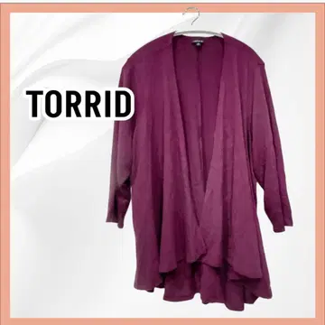 TORRID 퍼플 가디건 사이즈 2