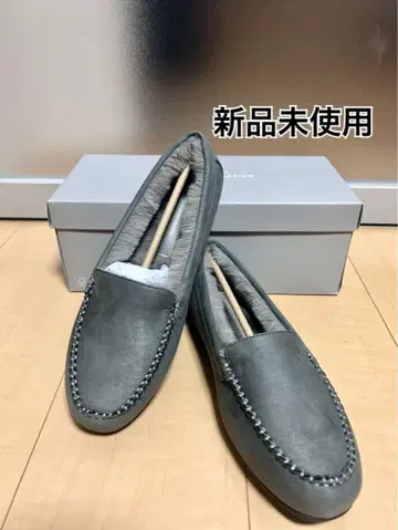 [미사용 새상품] 퍼 웜 모카신 슈즈 - 발수 - 23cm