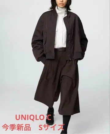 미사용 새상품 UNIQLO:C 큐롯 38 DARK BROWN S 브라운