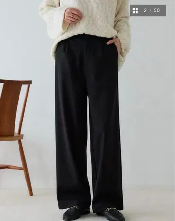 crewre 개버 플리스 웜 슬랙스