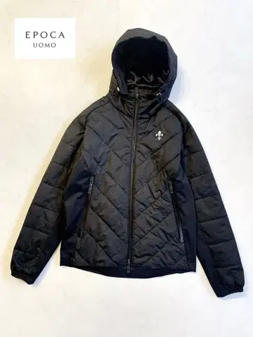 새상품급 EPOCA UOMO 충전솜 후데트 자켓 지퍼 후드티