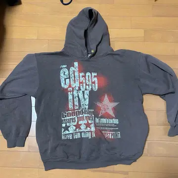 그레이 후드 부착 후드티