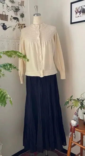 늑대와 올빼미 비의 류구 울 블렌드 가디건