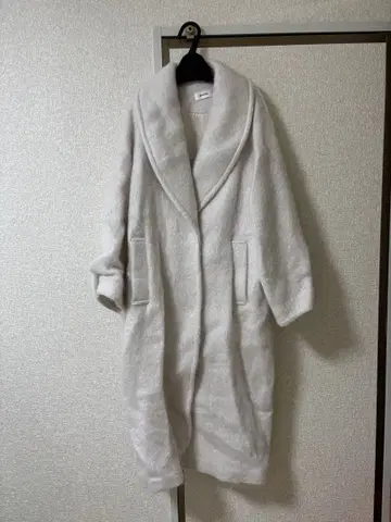 SNIDEL 아이보리 롱 코트