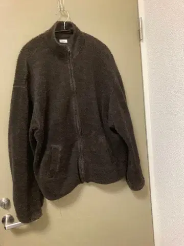 bluhms 다크 브라운 플리스 자켓