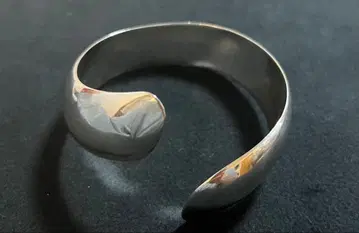 빈티지 실버 커프 뱅글 모던 디자인 SV925