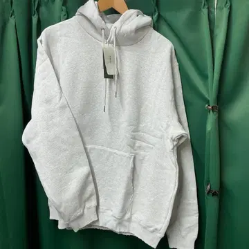 WHIMSYC 그레이 후드 부착 후드티 AS