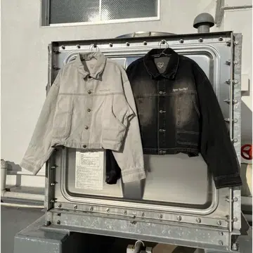 HTH 데님 자켓 블랙