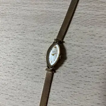 아가트 오벌 페이스 주얼리 워치 10K