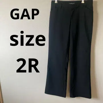 GAP 갭 [ 2R ] 블랙 슬랙스 팬츠