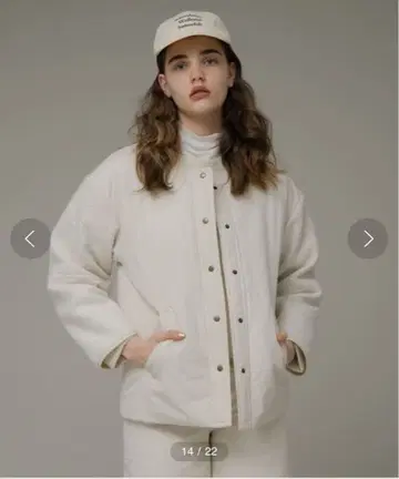 새상품급 Sonny Label 절개 노카라 숏 블루종