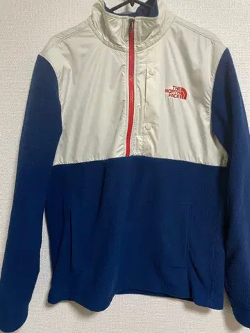 THE NORTH FACE 플리스 자켓 S 사이즈 네이비/화이트