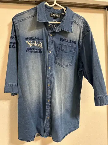 Norton 데님 셔츠 X-LARGE