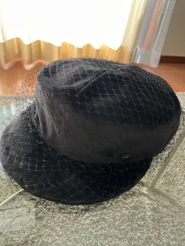 새상품급 CA4LA 튤 블랙 벨로아 헌팅 캡