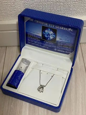 crossfor 다이아몬드풍 목걸이