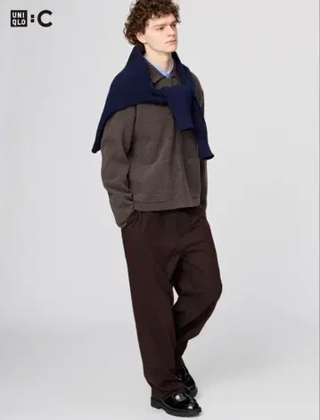 [ 새상품 ] 유니클로C 이지 와이드 테이퍼드 팬츠