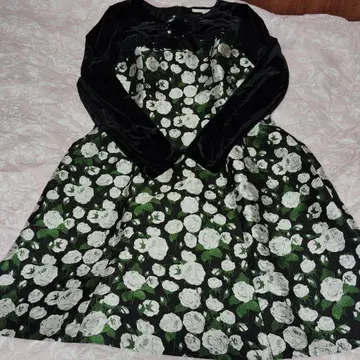 Super Beauty 꽃무늬 긴팔 원피스 42