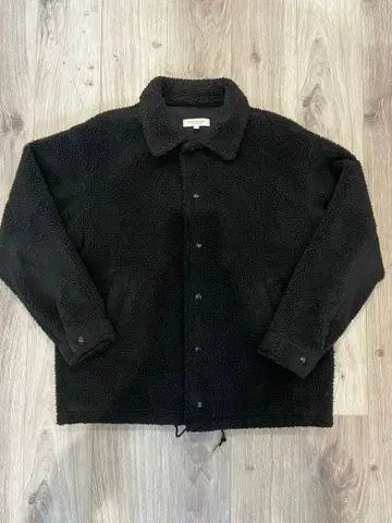 BEAUTY&YOUTH 보아 플리스 블루종 블랙 L