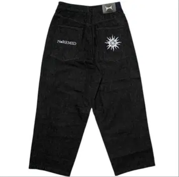 noremid 다크 데님 와이드 팬츠