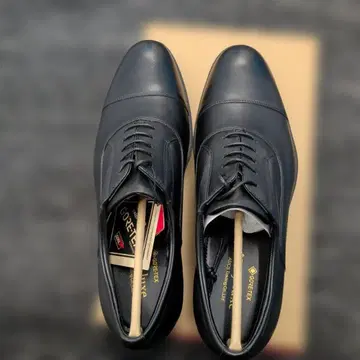 가격 인하 텍시 럭스 천연 가죽 고어텍스 넓은 4E 블랙 26.0