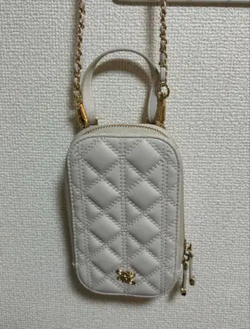 RANDA 퀼팅 멀티 숄더백 아이보리