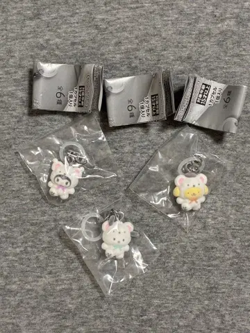 산리오 메지루시 참 후와후와 스노우 쿠로미 포차코 폼폼푸딩