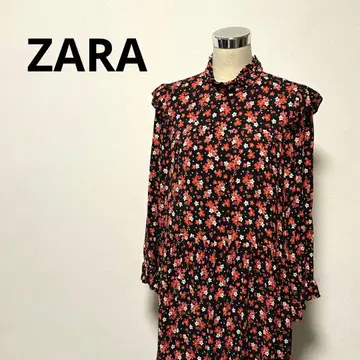 ZARA 자라 꽃무늬 롱 원피스 긴팔