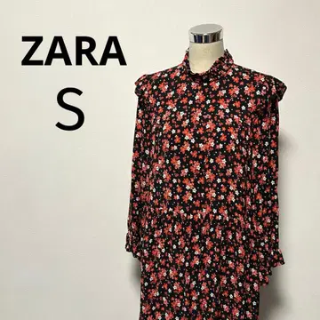 ZARA 자라 꽃무늬 롱 원피스 긴팔