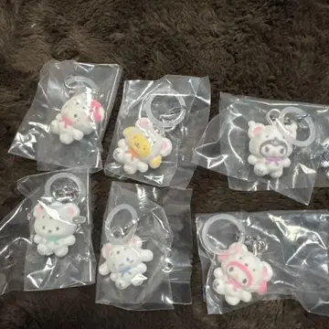 산리오 메지루시 액세서리 후와후와 스노우 컴프 컴플리트