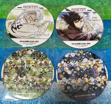 귀멸의 칼날 대사백경 코스터 시나즈가와 사네미 토미오카 기유 세트